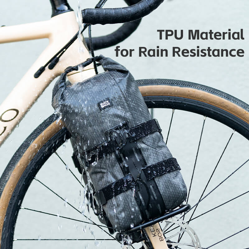 ROCKBROS Water-Resistant Front Fork Rack Bag for Bikepacking