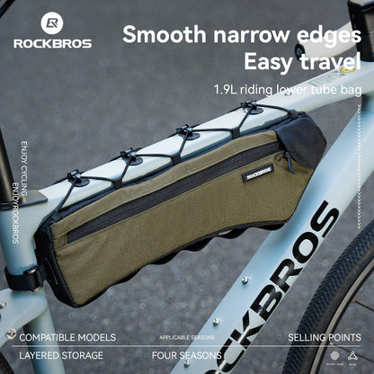 Large Capacity Bike Triangle Bag - 1.9L
