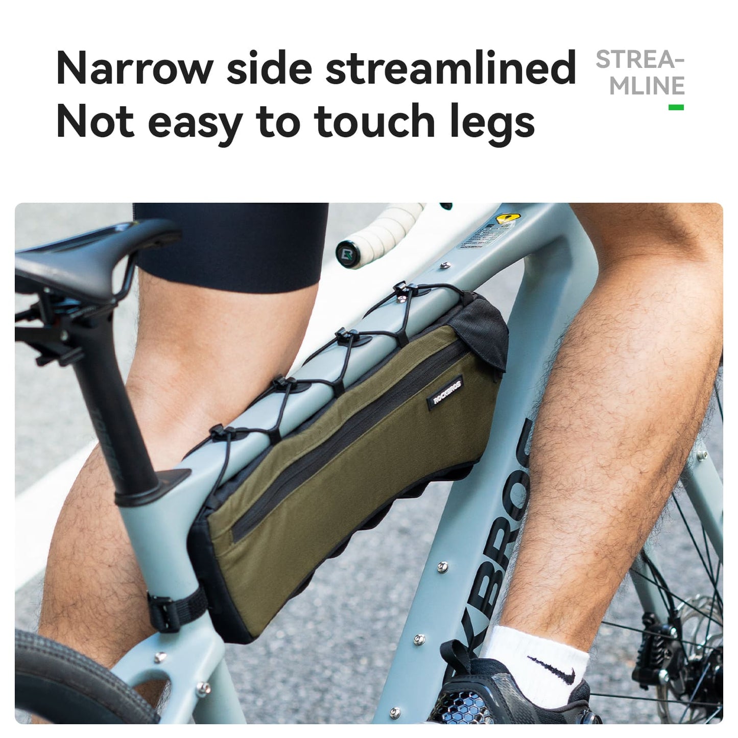 Large Capacity Bike Triangle Bag - 1.9L