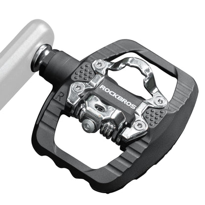 Lightweight Nylon Half-Clip Flat Bike Pedals