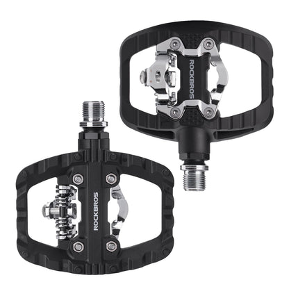Lightweight Nylon Half-Clip Flat Bike Pedals
