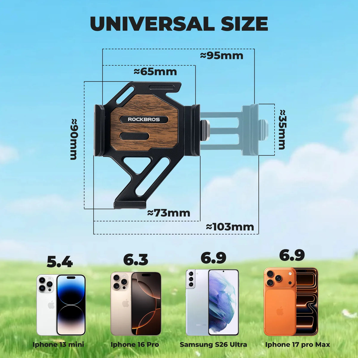 Lightweight Quick-Release Phone Mount