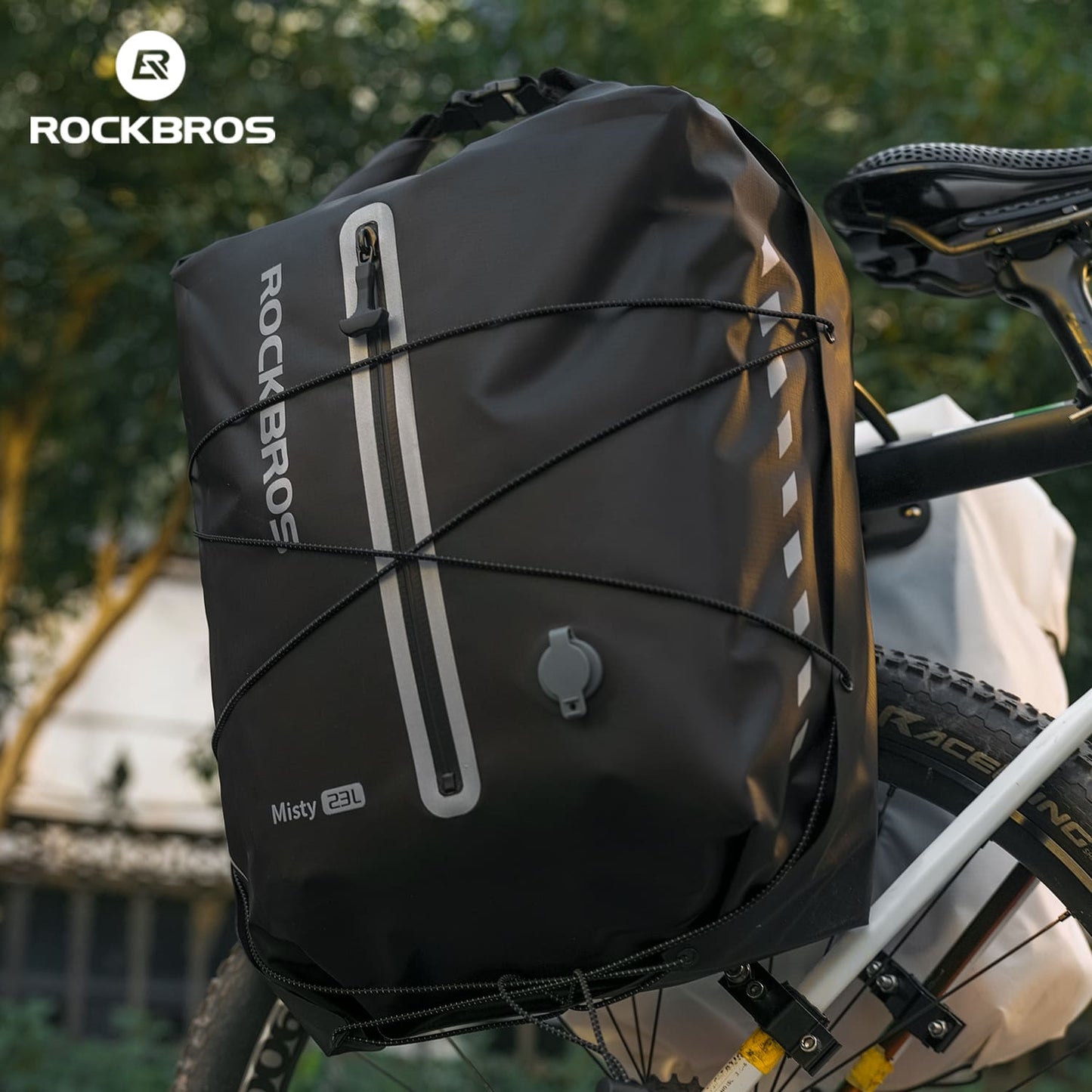 Lightweight Waterproof Bike Rear Rack Bag-23L