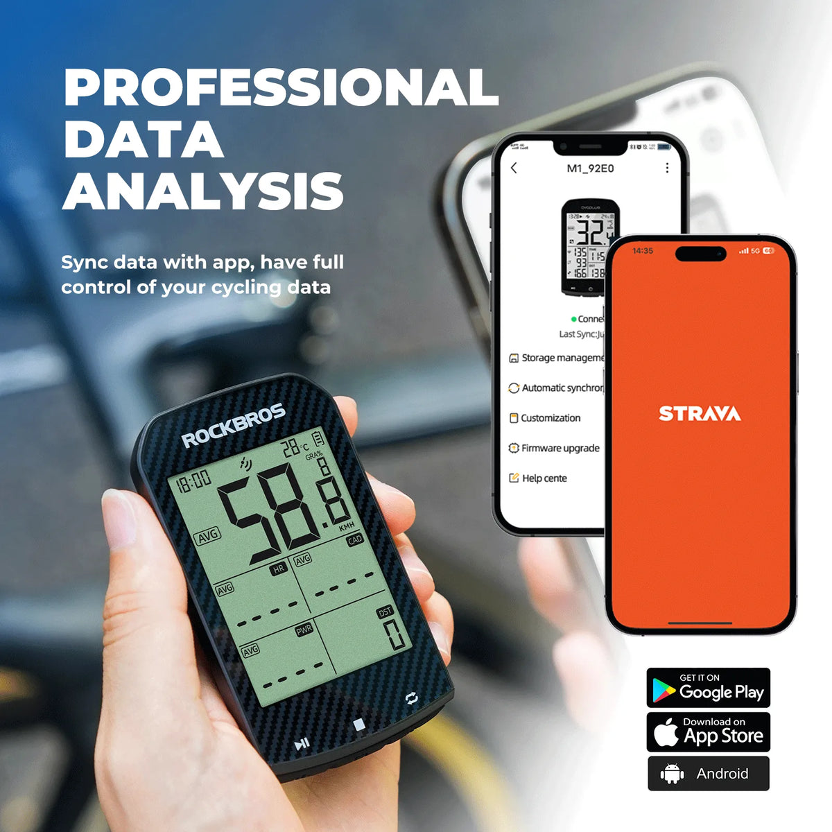 M1 Pro Wireless Bike Computer