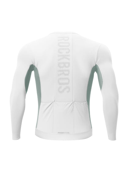 Men's Colorblock Long-Sleeve Cycling Jersey