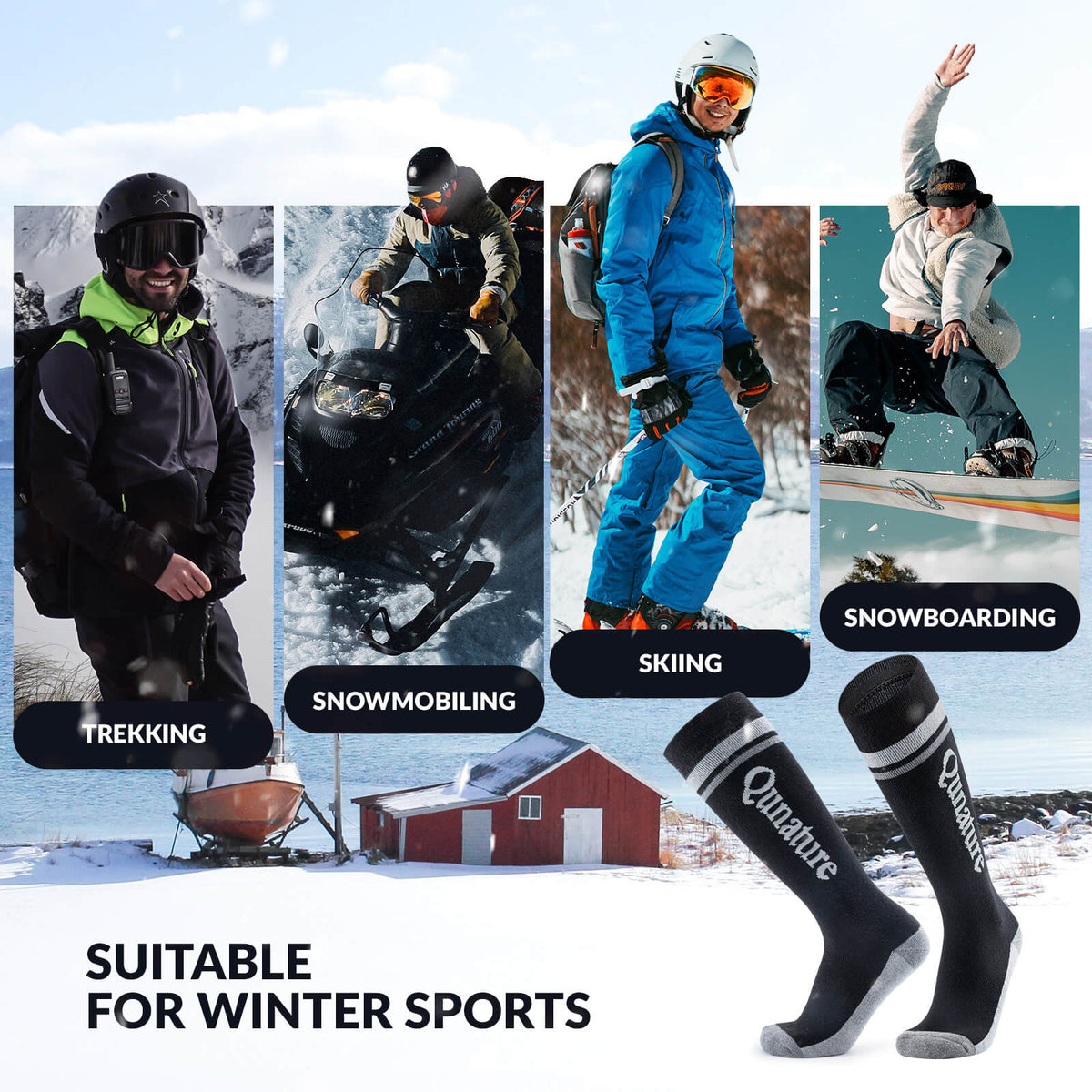 Merino Wool Ski Socks