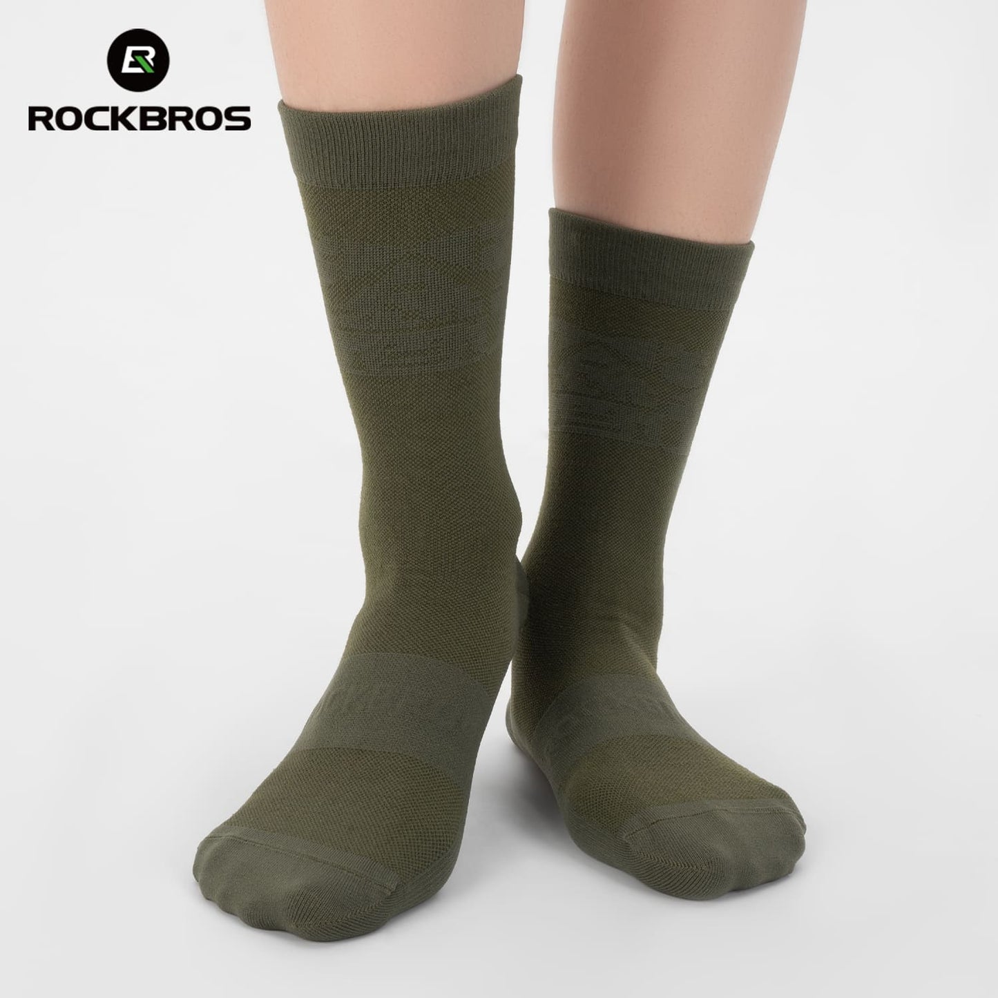 Mid-Calf Breathable Cycling Socks