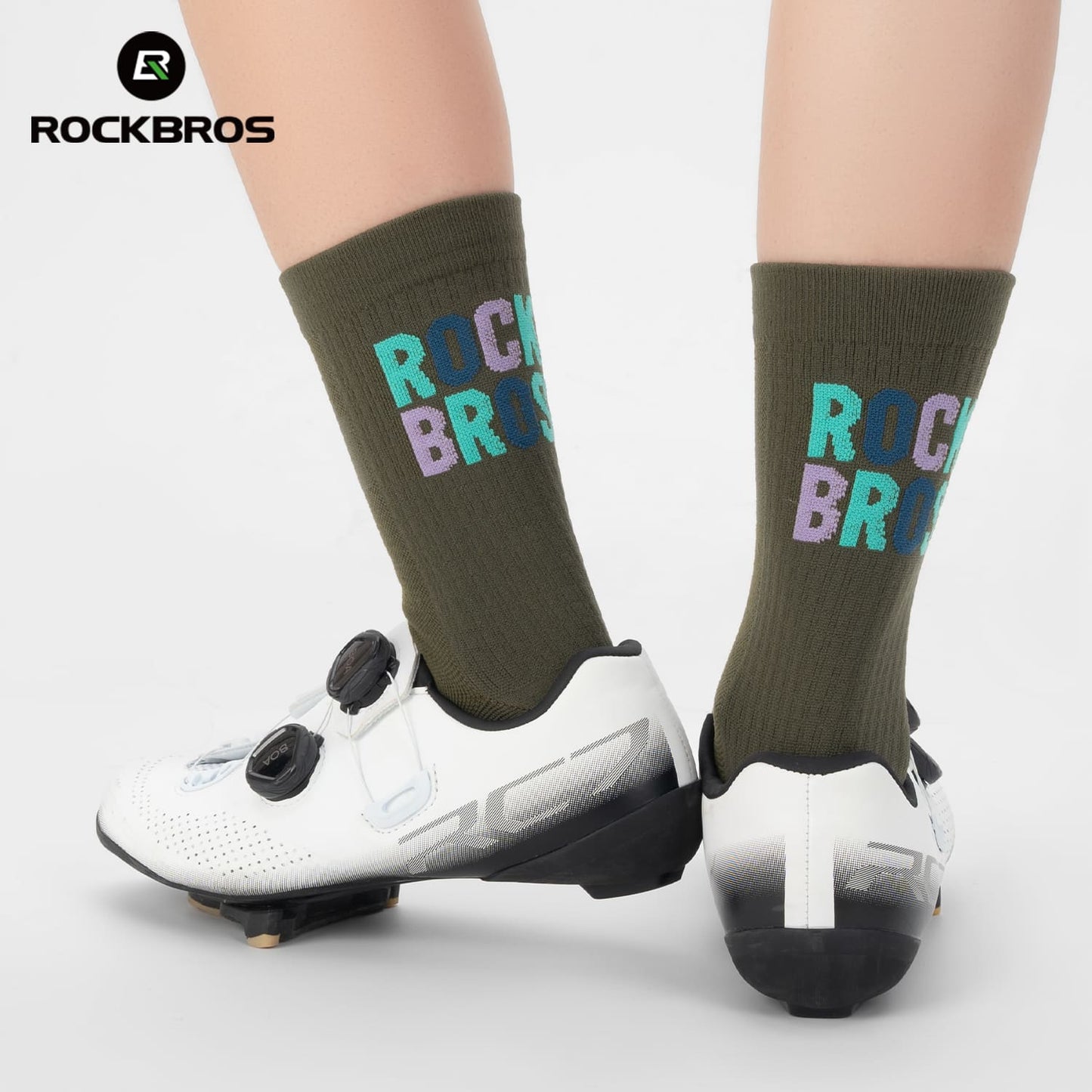 Mid-Calf Breathable Cycling Socks