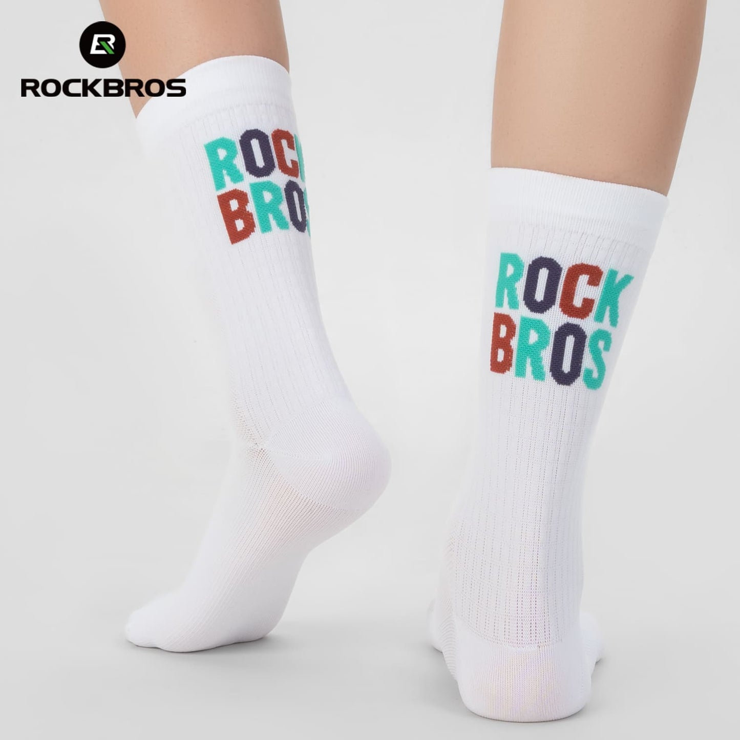 Mid-Calf Breathable Cycling Socks