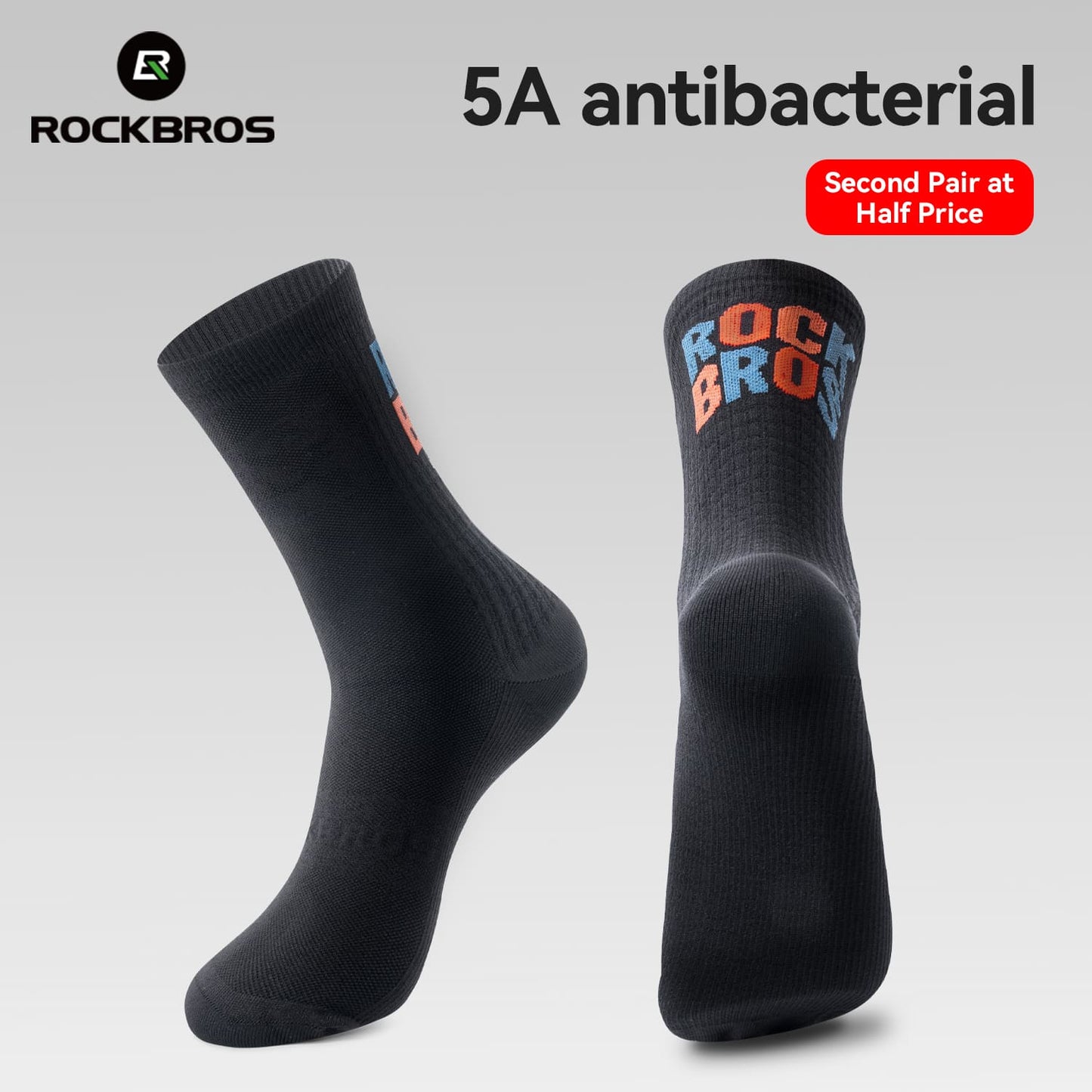 Mid-Calf Breathable Cycling Socks