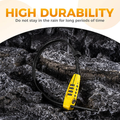 Portable Combination Cable Lock - 52cm