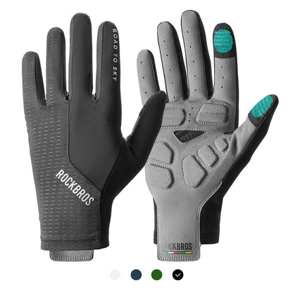 ROAD TO SKY Breathable Anti-Slip Full Finger Cycling Gloves