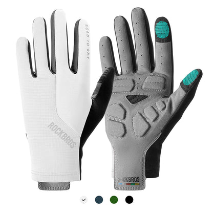 ROAD TO SKY Breathable Anti-Slip Full Finger Cycling Gloves