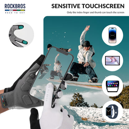 ROAD TO SKY Breathable Anti-Slip Full Finger Cycling Gloves