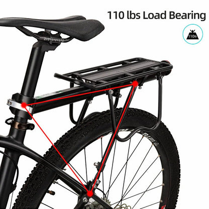 Seatpost Mounted Bike Rear Rack with Bolt-On Mount