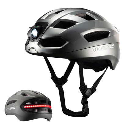 Smart Bike Helmet with Remote-Controlled Warning Lights