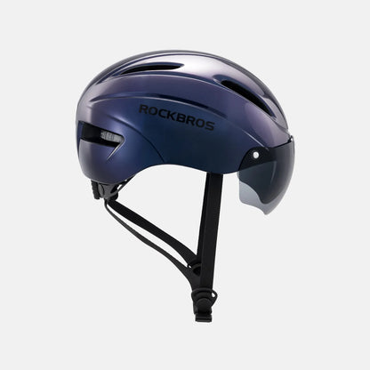 Trussier Magnetic Goggles Bike Helmet