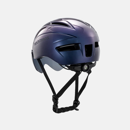 Trussier Magnetic Goggles Bike Helmet