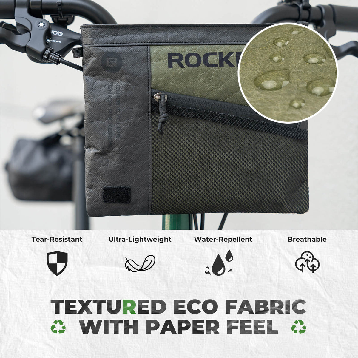 Bike Handlebar Bag & Shoulder Bag - 1.5L