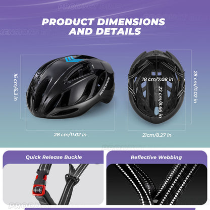 Ultra-Light In-Mold Bicycle Safety Helmet