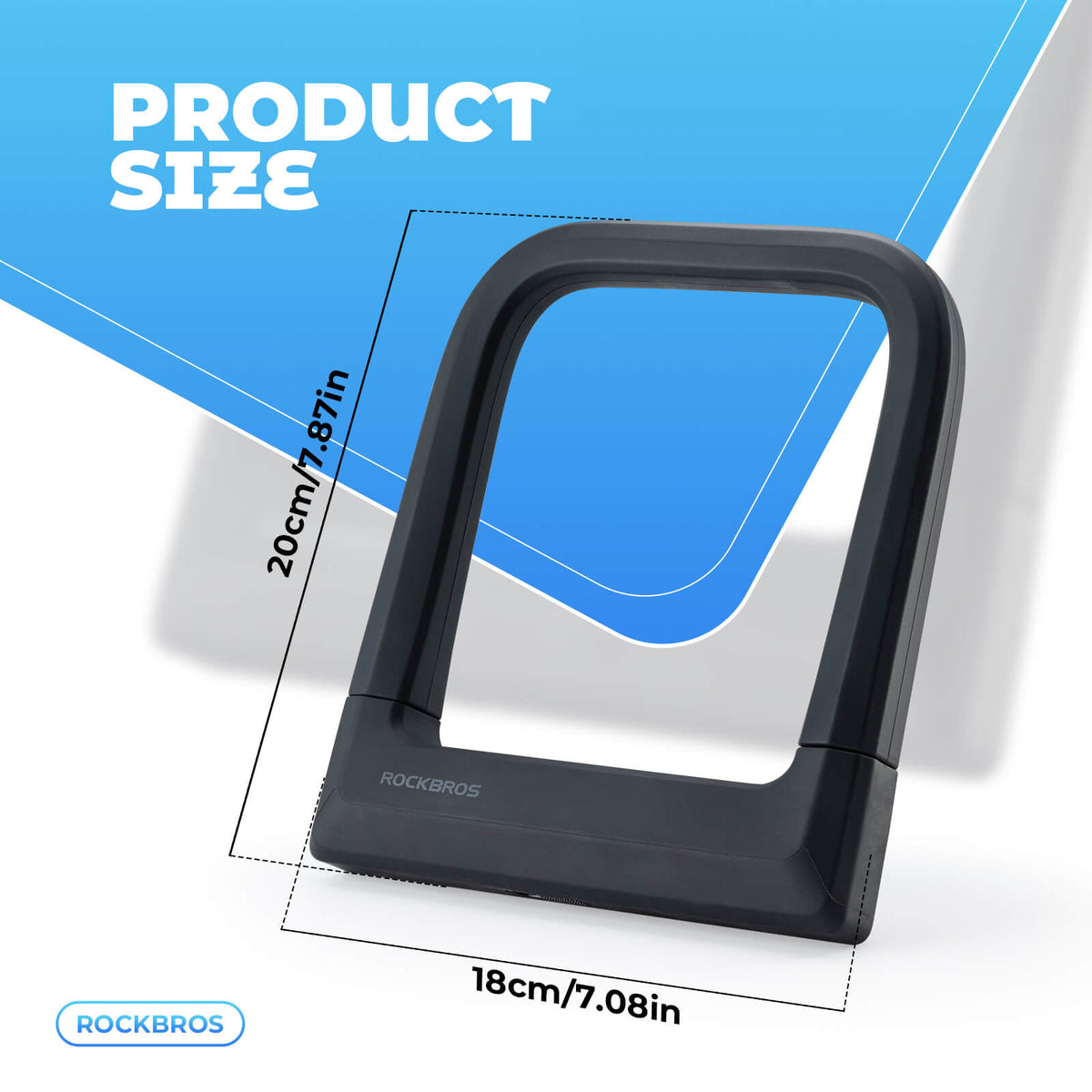 Upgraded Wide & Thick Silicone U-Lock