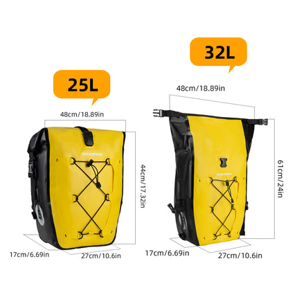 Fully Waterproof Bike Pannier Large Capacity